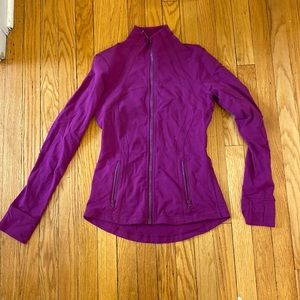 Lulu lemon barely worn zip jacket
